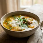 Fotografie culinara pentru Ciorbă de pui care nu se tulbură și are gust bogat, publicata pe Kepoli.