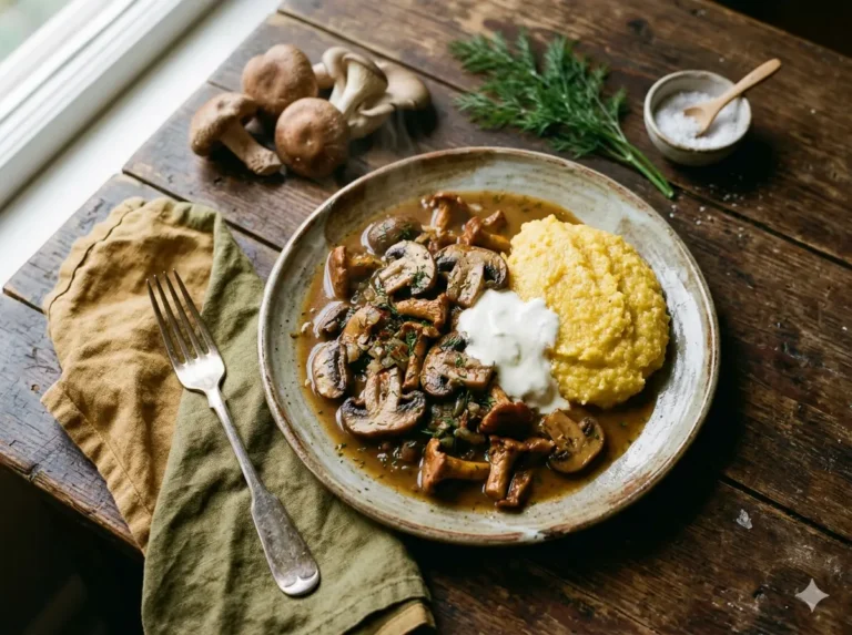 Fotografie culinara pentru Tocăniță de ciuperci care nu lasă apă în farfurie, publicata pe Kepoli.