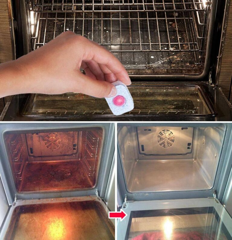 How to thoroughly clean and degrease your oven with a dishwasher tablet