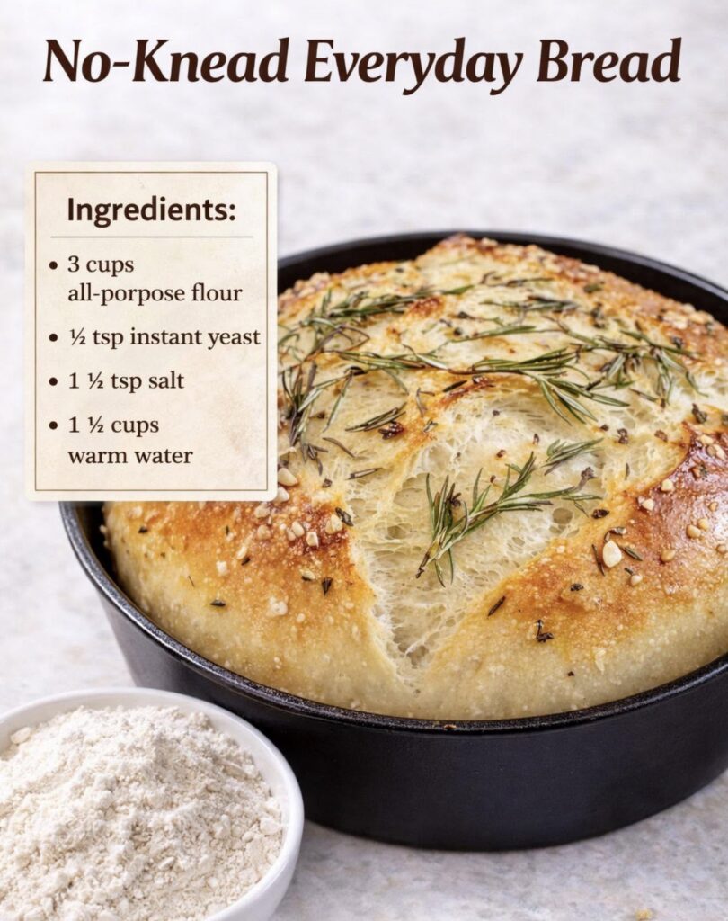 No-Knead Budget Bread
