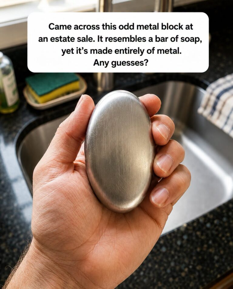The Strange Metal “Soap Bar” People Keep Finding Near Old Kitchen Sinks
