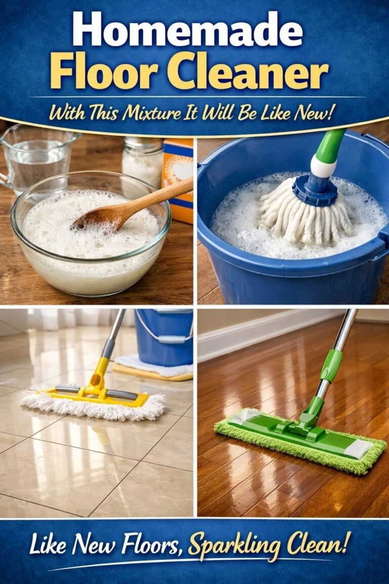 Homemade floor cleaner, with this mixture it will be like new