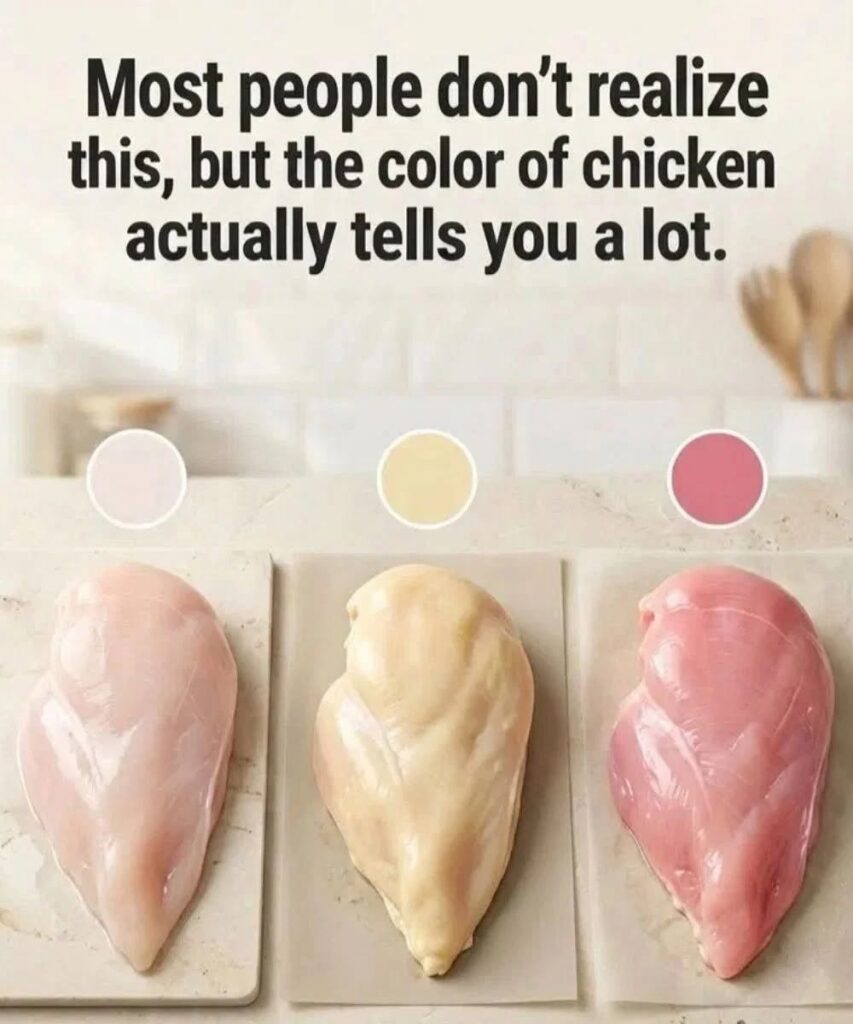 Most People Don’t Realize This, but the Color of Chicken Actually Tells You a Lot