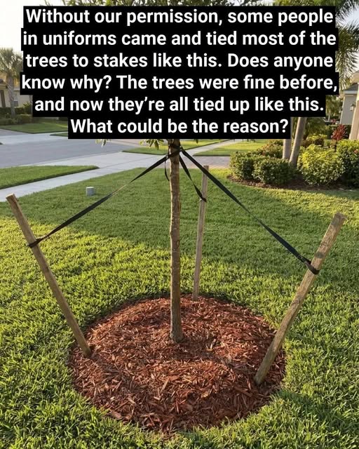 The Real Reason Young Trees Are Tied to Stakes (And Why “Training Wheels” Can Actually Hurt Them)