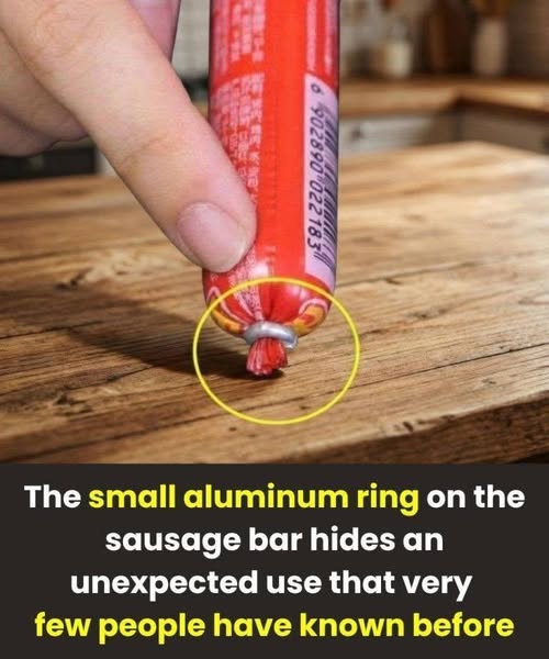 The small aluminum ring on the sausage bar hides an unexpected use that very few people have known before