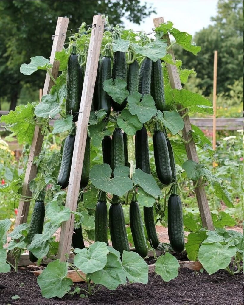 Most folks do this wrong. Here’s the perfect way to build a cucumber trellis – welcome