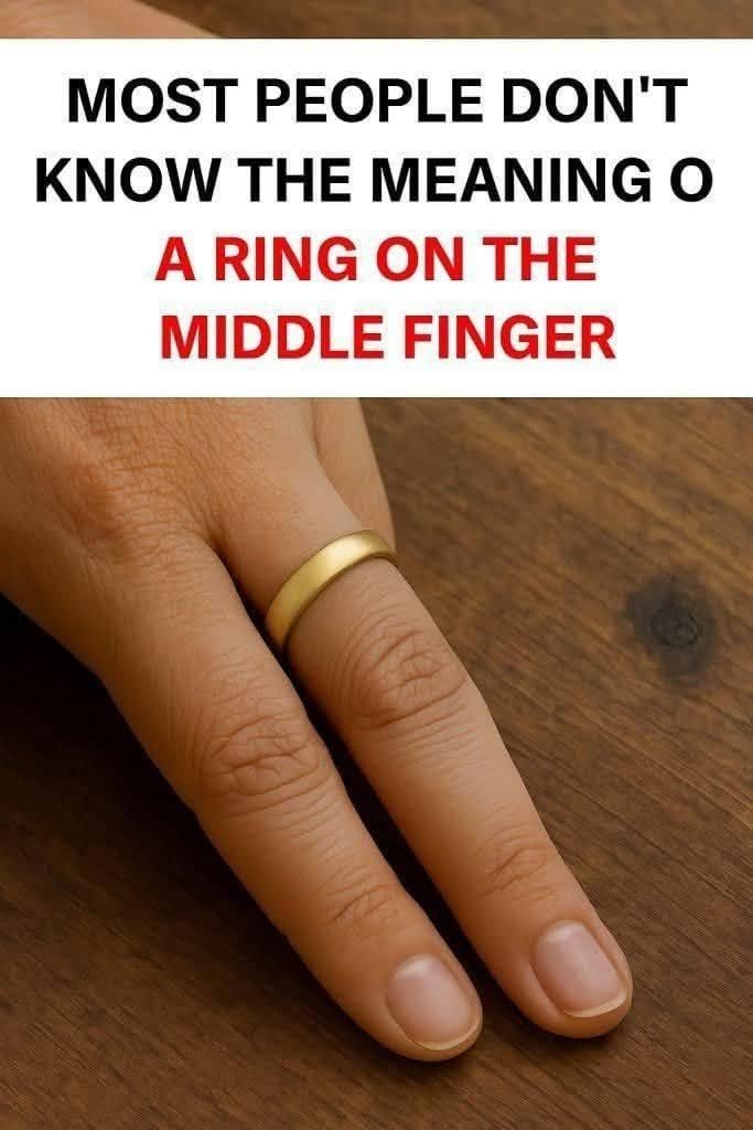The Meaning of Wearing a Ring on Your Middle Finger