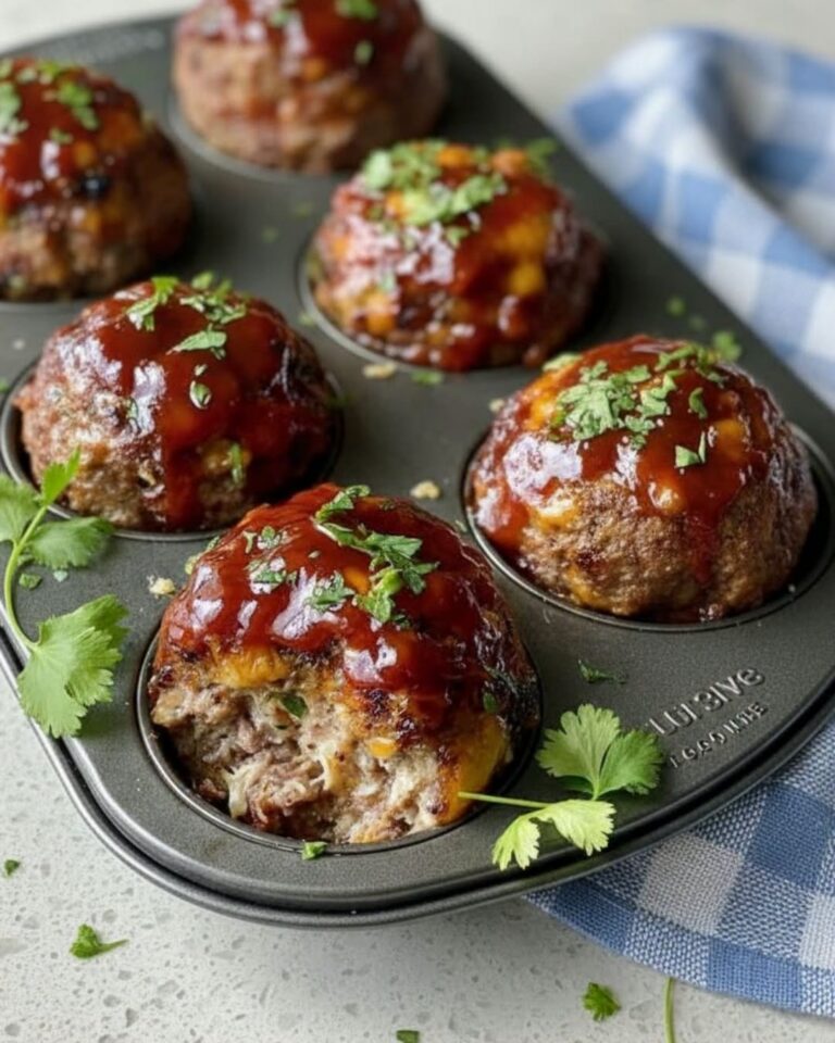 Cheesy Stuffed Meatloaf Bites: Little Bundles of Comfort