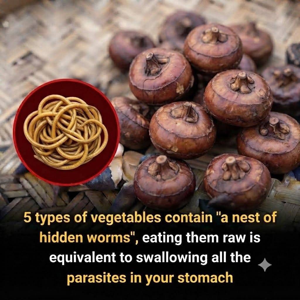 Before You Eat These 7 Vegetables Raw, Learn How to Reduce the Risk of Parasites and Contamination