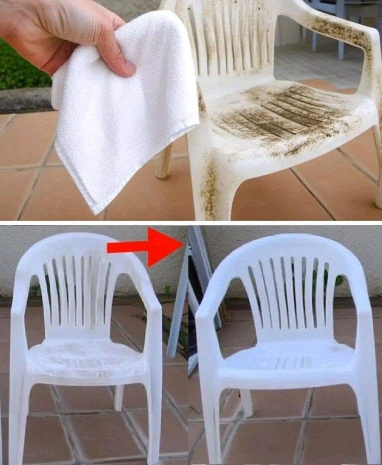Invisible plastic chairs? I’ll tell you all the tips you need to whiten them perfectly!