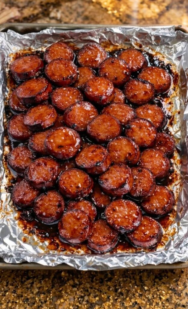 Brown Sugar Kielbasa Bites