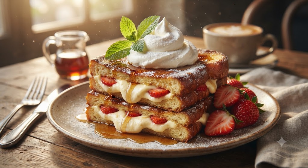 Cheesecake Stuffed French Toast