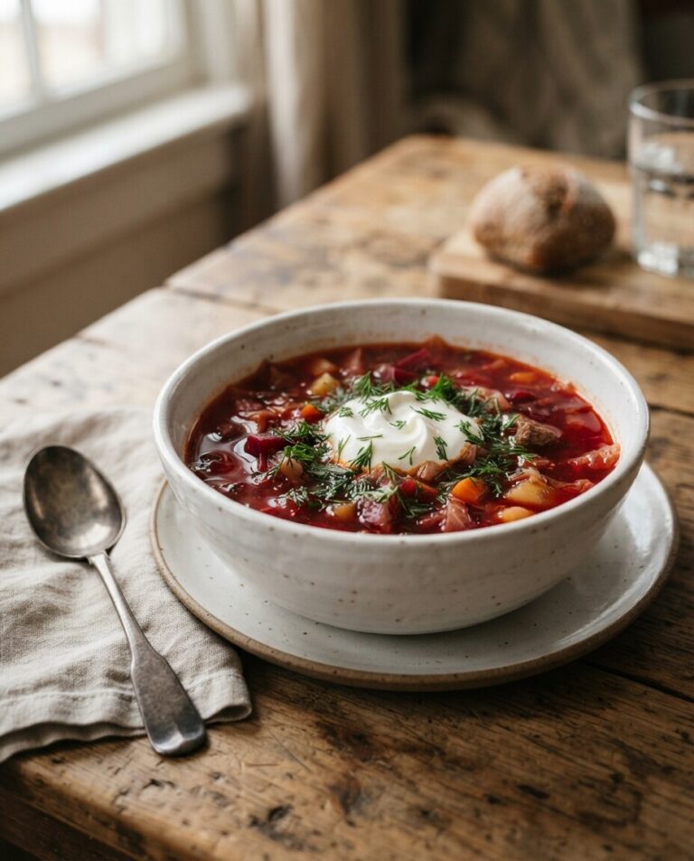 Real Ukrainian Borscht, Better the Next Day