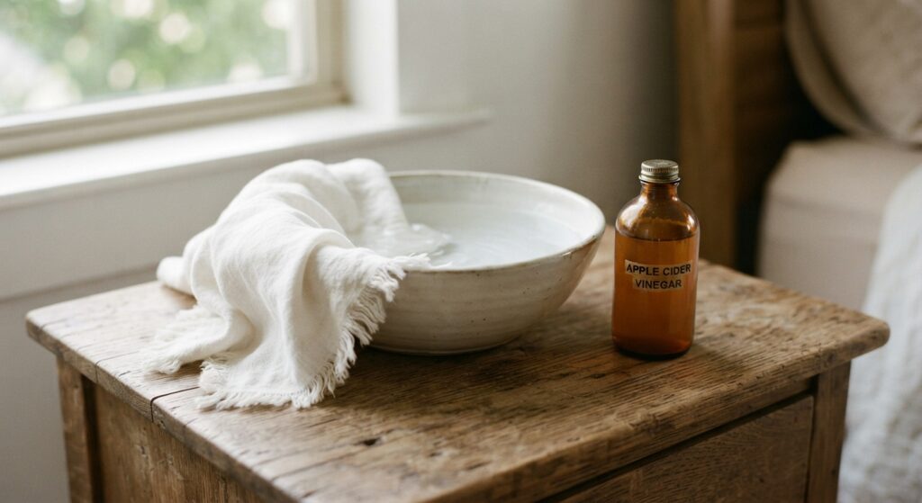 The Vinegar Compress: A Cooling Cloth for Mild Fever