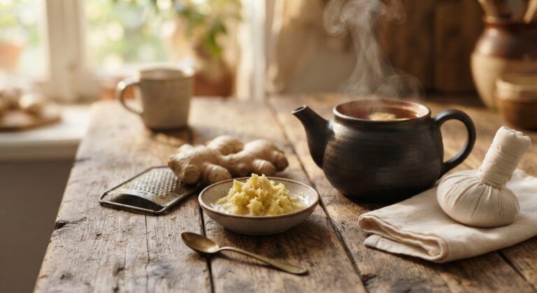 Ginger Compress: Gentle Warmth for Aches and Stiffness