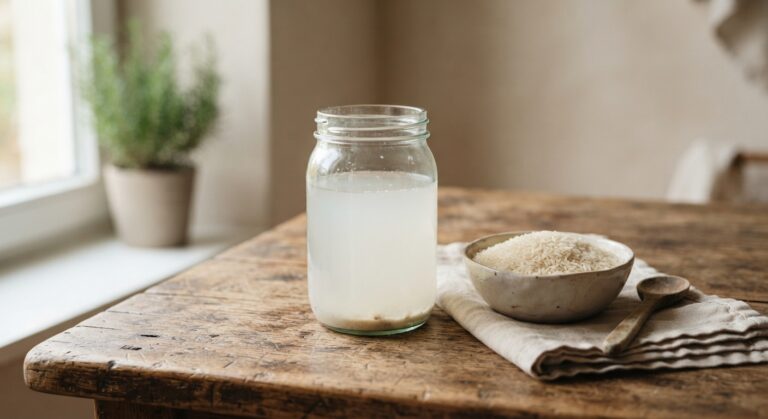Rice Water for Tender Skin and a Mild Upset Stomach