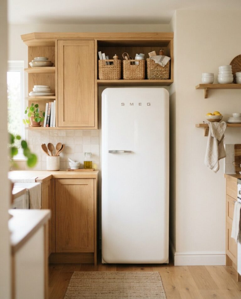 Smart Storage Ideas for the Cabinets Above the Fridge