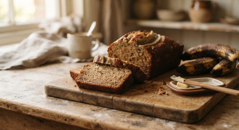 Depression-Era Banana Bread from Overripe Bananas