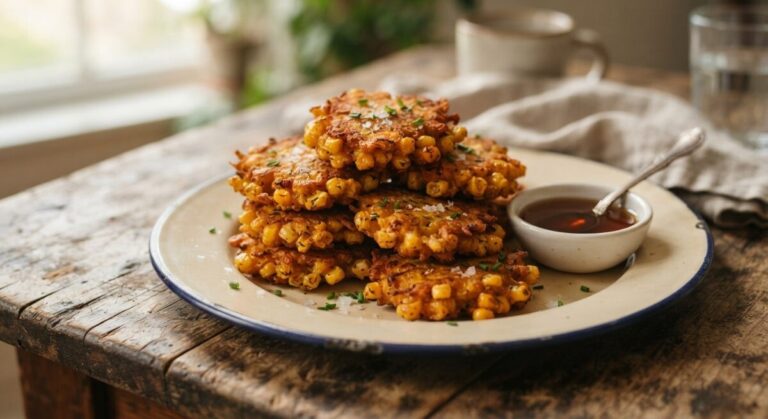 Old-Fashioned Corn Fritters, Crispy and Golden