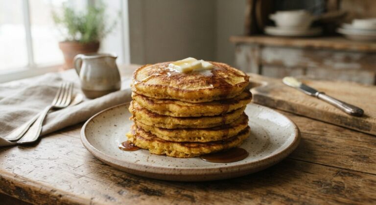 Old-Fashioned Johnny Cakes (Cornmeal Griddle Cakes)