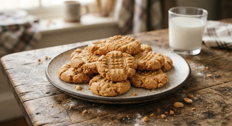 Old-Fashioned Peanut Butter Cookies