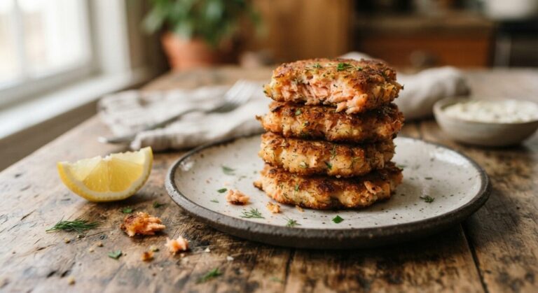 Old-Fashioned Salmon Patties From Canned Salmon