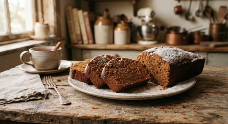 Old-Fashioned Soft Molasses Gingerbread Cake Recipe